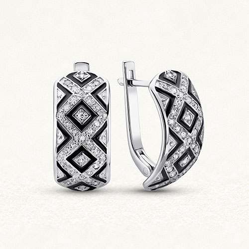 Золоті та срібні сережки