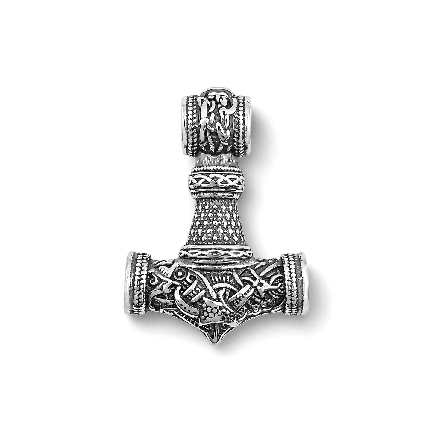 Серебряный подвес-оберег Молот Тора