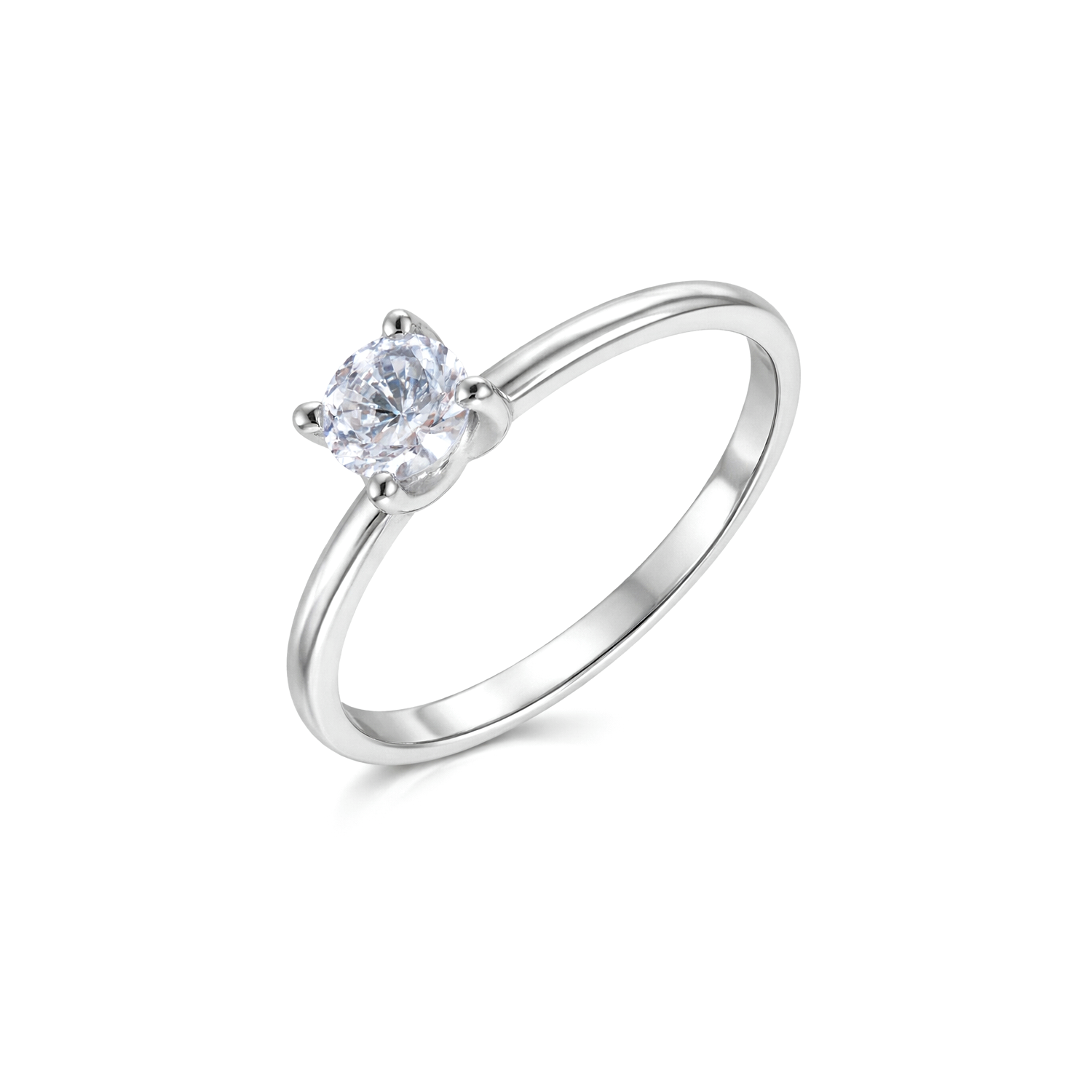 Серебряное кольцо Помолвка