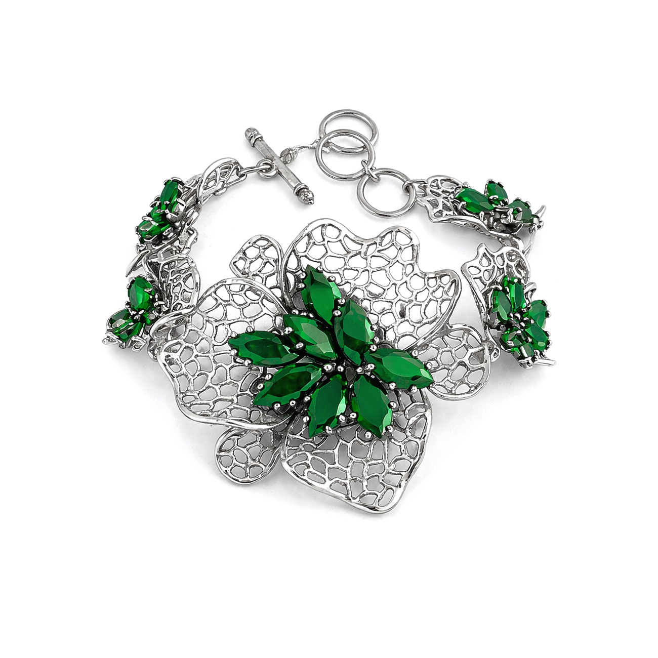 Серебряный браслет Тюдор