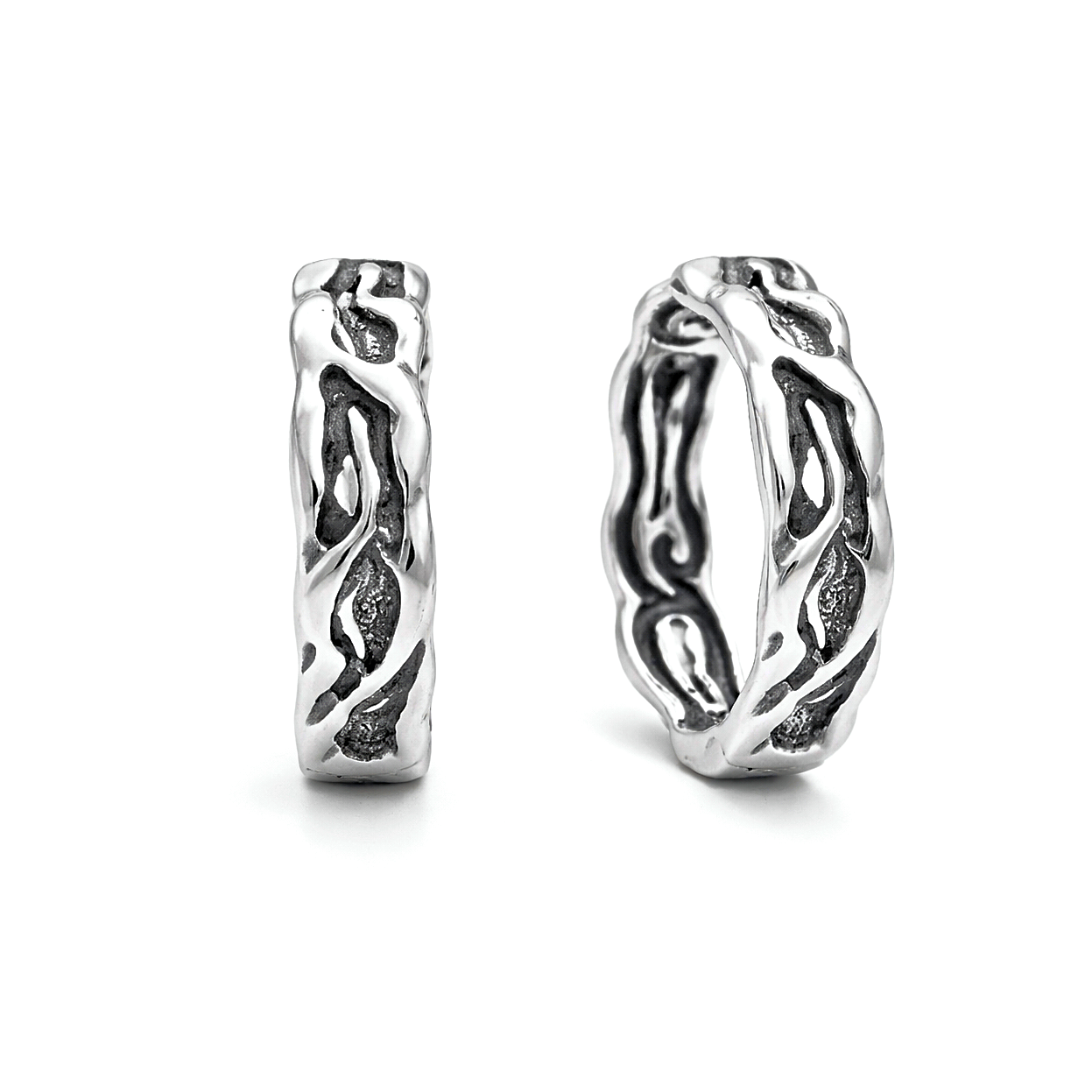 Серебряные серьги Блэйд