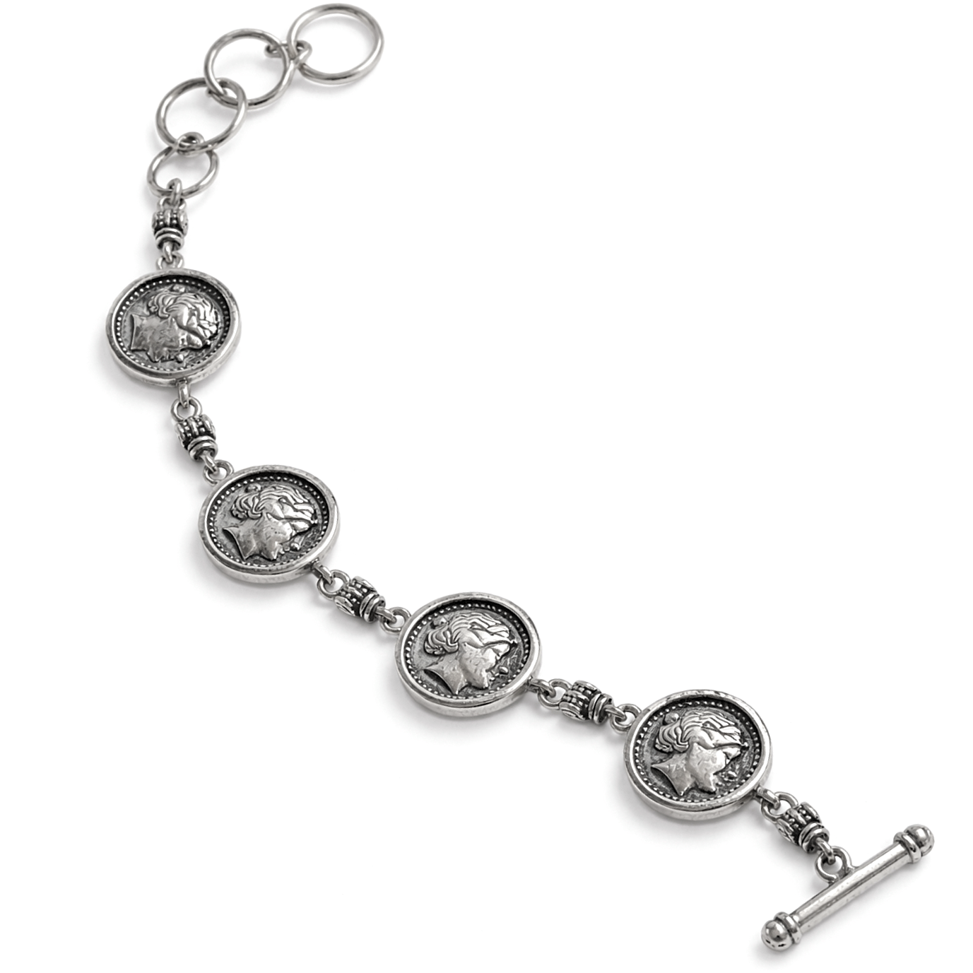 Серебряный браслет Афина