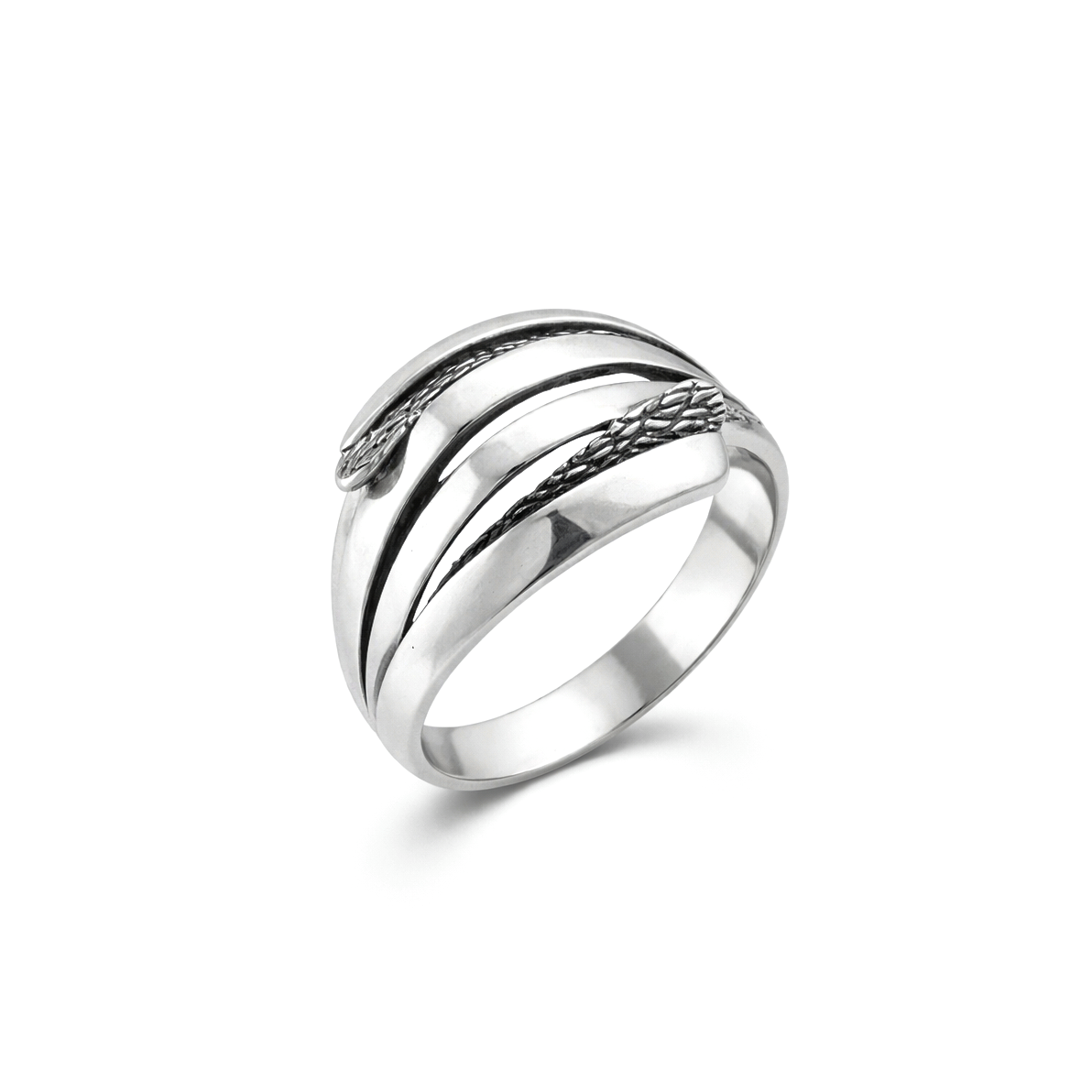 Срібна каблучка Дует