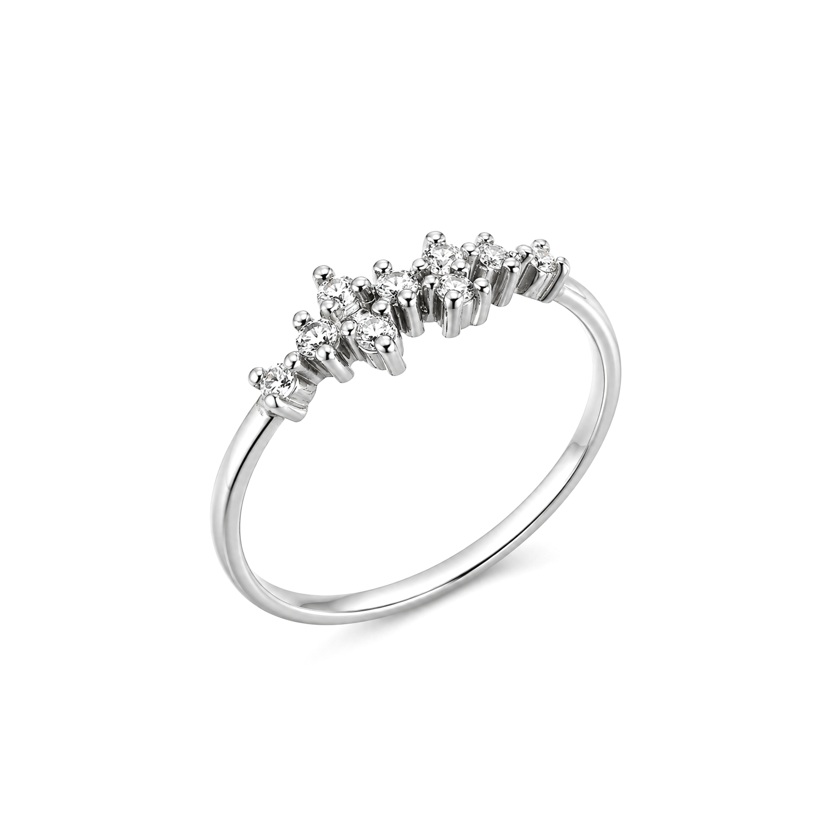 Серебряное кольцо Флоу